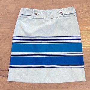 Marine/nautical style bodycon skirt, knee length